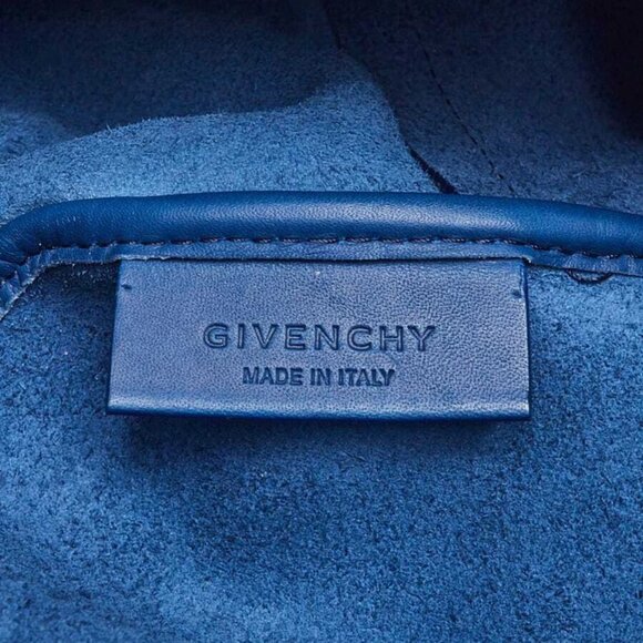 Givenchy Blue/Brown Leather Antigona Large Tote Bag - Picture 11 of 12